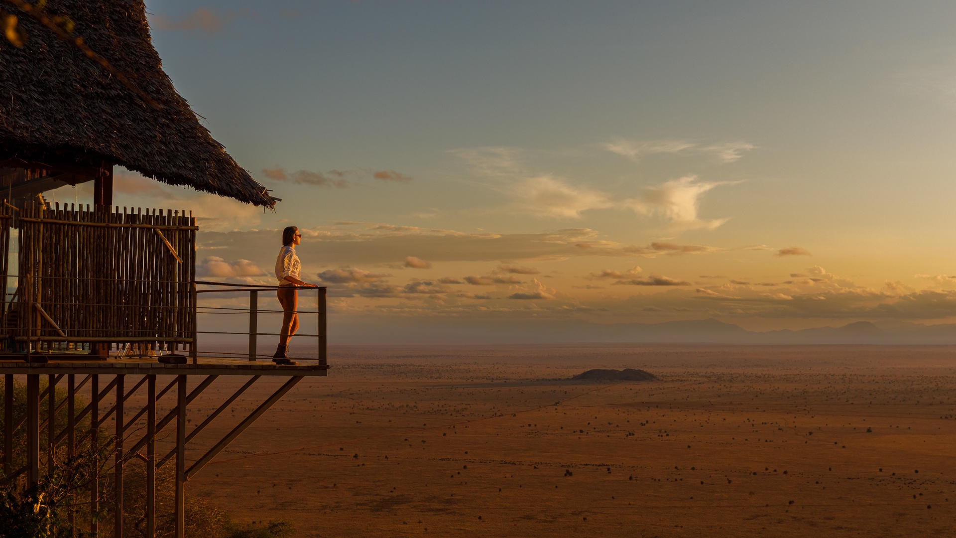 Views from Soroi Lions Bluff in tsavo