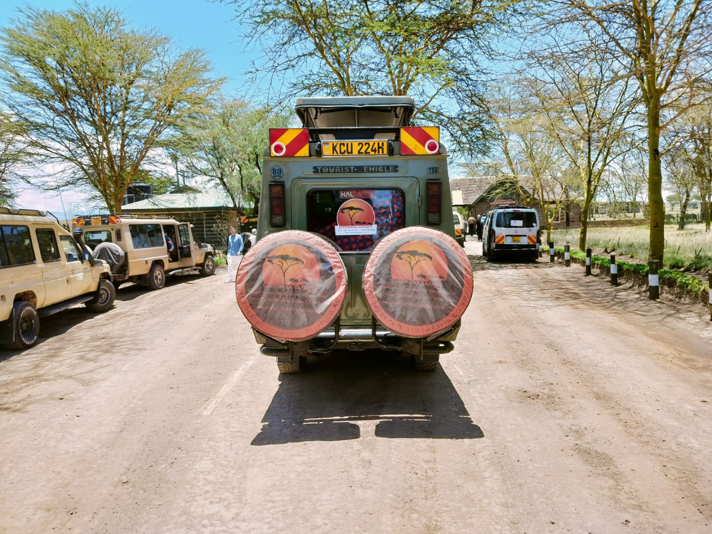 Seremara Safaris vehicles at Lake Nakuru’s Lanet Gate