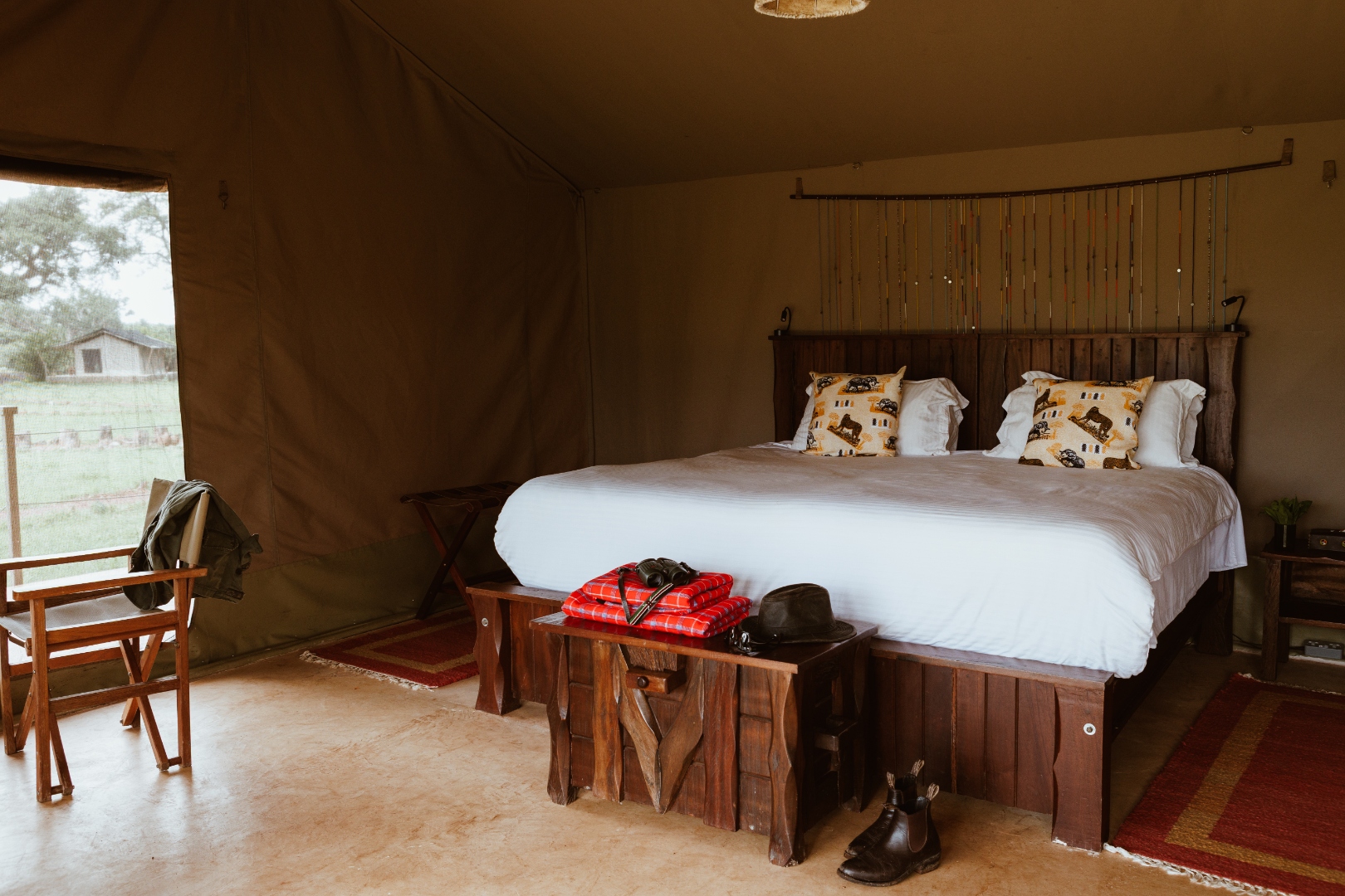 Budget-friendly safari camp tent accommodation in Kenya